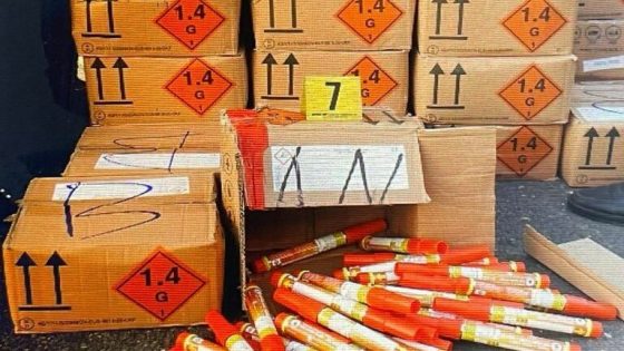 توقيف شخص في ولاد تايمة يروج الشهب النارية