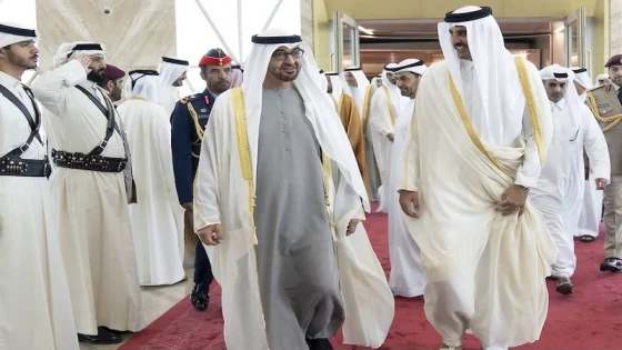 أمير قطر يزور دولة الإمارات العربية المتحدة