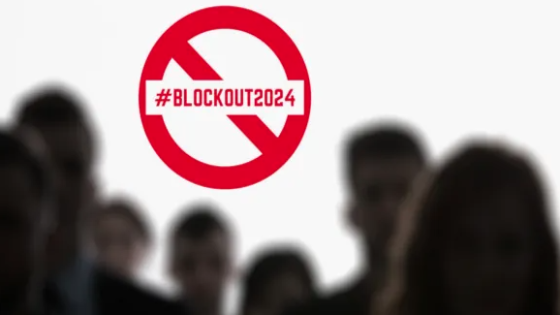 في ظل حملة”blockout2024″، حظر مشاهير مغاربة دعما لفلسطين