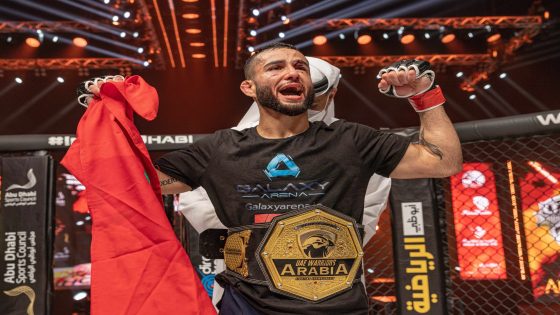 المصارع المغربي علاوي بطل النسخة العربية الإفريقية من “محاربي الإمارات”