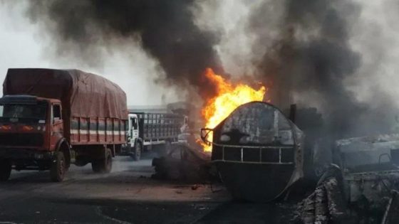 نيجيريا مصرع 70 شخصا في انفجار شاحنة وقود