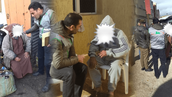 جهود التعاون الوطني والسلطات الاقليمية بمولاي يعقوب لحماية الاشخاص في وضعية الشارع من موجة البرد