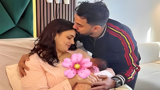 زهير زائر وغيثة لكزولي يستقبلان مولودتهما الأولى