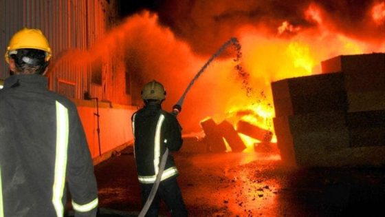 اندلاع حريق مهول في محل تجاري بجماعة عرباوة في أول أيام رمضان