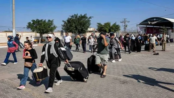 المغرب يجلي 369 شخصا من قطاع غزة