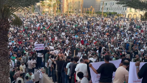 ليبيا.. المتظاهرون يمنحون المجلس الرئاسي مهلة 24 ساعة لتنفيذ مطالبهم