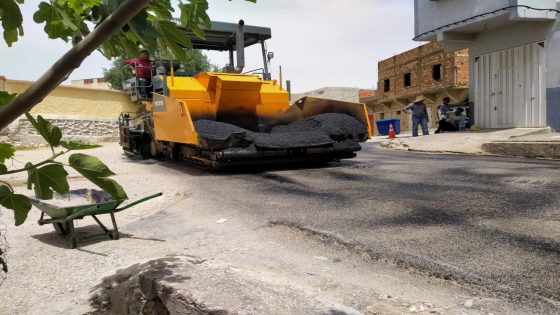 انطلاق أشغال صيانة الطريق بحي السعادة في تازة