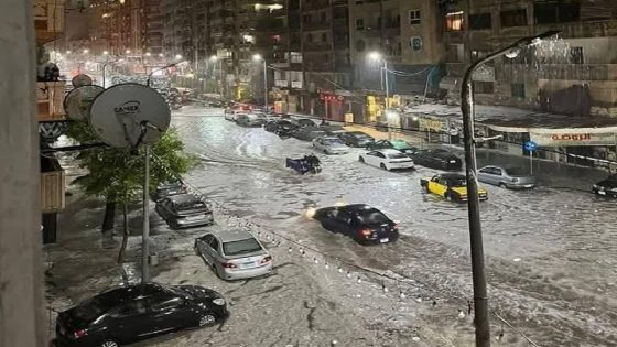 مصر.. الإسكندرية تتعرض لعاصفة جوية غير مسبوقة