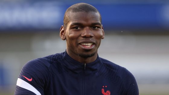 RASSEMBLEMENT DE L'EQUIPE DE FRANCE DE FOOTBAL A CLAIREFONTAINE POUR PREPARER LES MATCHS AMICAUX CONTRE LA COTE D'IVOIRE LE 25 MARS A MARSEILLE ET L'AFRIQUE DU SUD LE 29 A LILLE / Paul Pogba