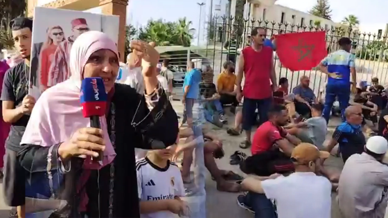 سكان مولاي يعقوب في مسيرة احتجاجية: "لا لترحيلنا!"