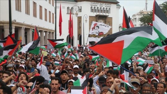 الجمعية المغربية تدعو للتظاهر ضد أشكال التطبيع