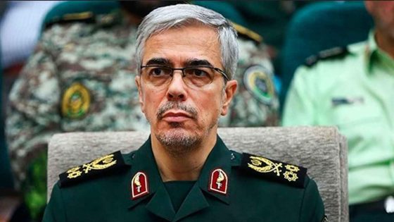 التلفزيون الإيراني يعلن مقتل قائد أركان القوات المسلحة في الضربات الاسرائيلية