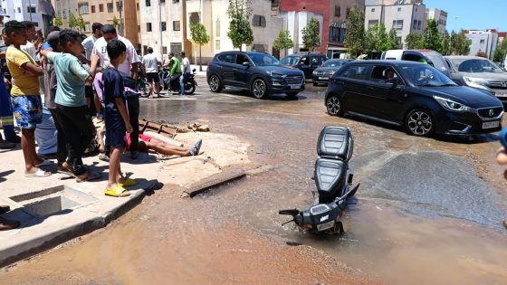 حادثة مروعة تكشف إهمالاً: حفرة مملوءة بمياه الشرب تهدد حياة شاب بالدار البيضاء