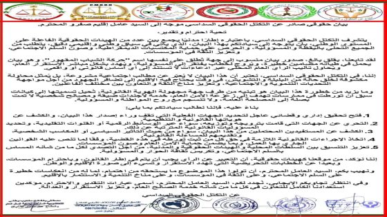 تحالف حقوقي يطالب بتحقيق عاجل في “انتهاكات خطيرة”