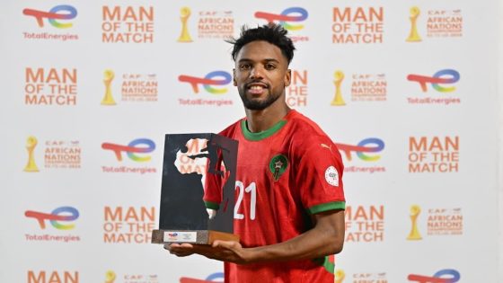 يوسف ميهري رجل مباراة المغرب وزامبيا