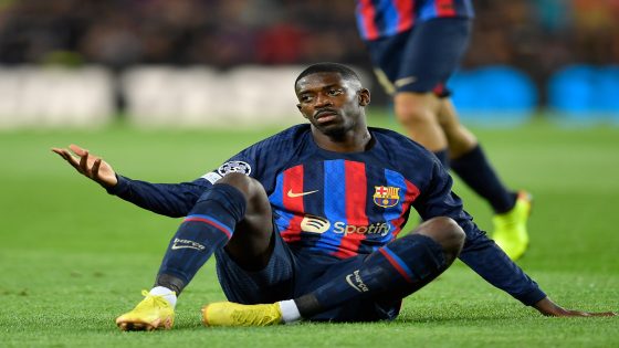 الإصابة تبعد ديمبيلي عن الملاعب من 6 إلى 8 أسابيع