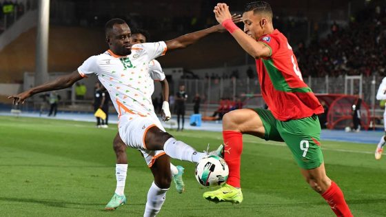 المنتخب المغربي يتقدم على النيجر في الشوط الأول