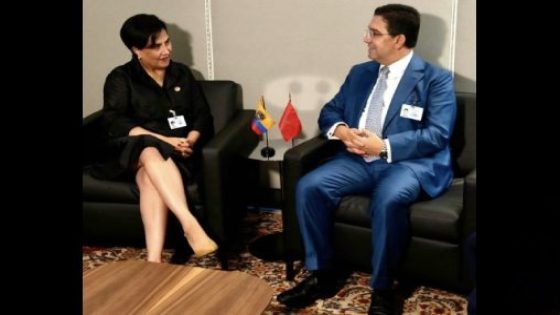 وزيرة خارجية الإكوادور تؤكد عزم بلادها على توطيد علاقات التعاون مع المغرب