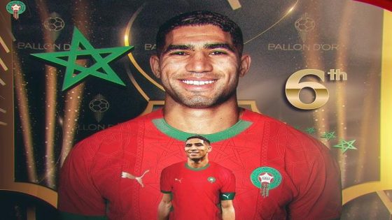رسالة فخر موجهة من الجامعة إلى حكيمي