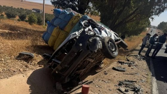 تصادم على طريق أبي الجعد-وادي زم.. إصابات طفيفة وخسائر مادية جسيمة