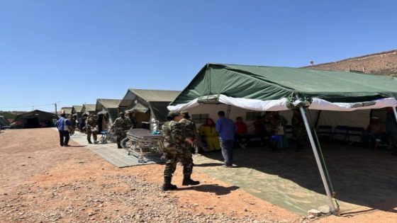 القوات المسلحة الملكية تنشئ 3 مستشفيات عسكرية ميدانية بأقاليم أزيلال والحوز وميدلت