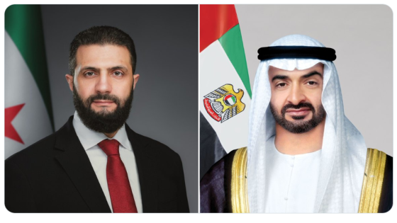 الرئيسان الإماراتي والروسي يبحثان مستجدات الأوضاع في المنطقة