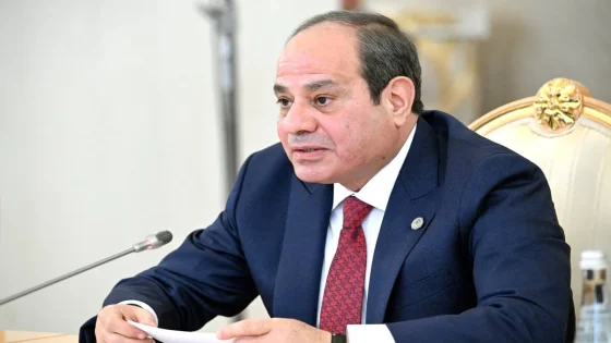 الرئيس المصري يجدد التأكيد على رفض بلاده القاطع لأي اعتداء على سيادة الدول العربية