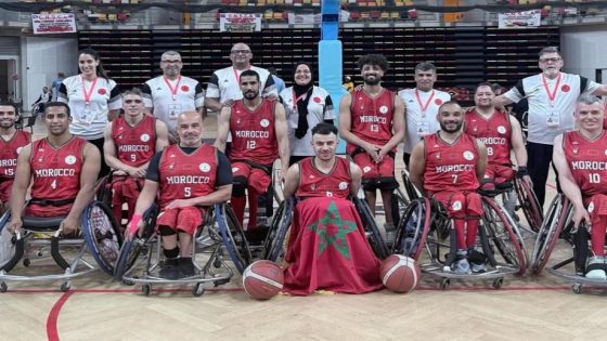 المنتخب الوطني لكرة السلة للكراسي المتحركة يحقق اللقب القاري عقب انتصاره على جنوب إفريقيا