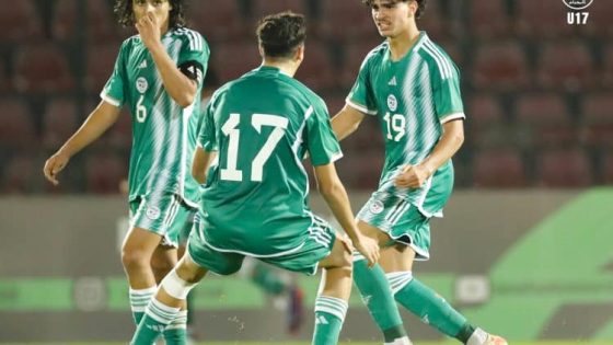 المنتخب الجزائري لكرة القدم لأقل من 17 سنة يفوز على نظيره الجنوب إفريقي
