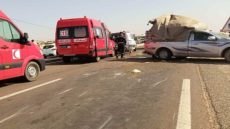 فاجعة طرقية بفاس: قتيل و17 جريحا في انقلاب سيارة عمال فلاحيين بسيدي حرازم