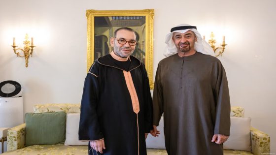 الرباط: الشيخ محمد بن زايد يستقبل جلالة الملك محمد السادس في لقاء أخوي