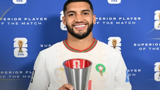 “فيفا” تختار الصيباري أحسن لاعب في لقاء المنتخب الوطني المغربي أمام أسكتلندا