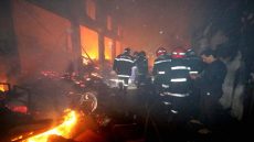 الدار البيضاء: حريق مهول بسوق “القريعة” يستنفر السلطات ويخلف خسائر مادية