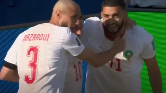 الصيباري يفتتح التسجيل لأسود الأطلس