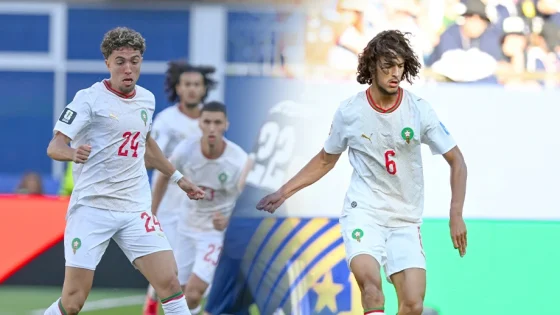 صحيفة البيان الإماراتية: أيوب بوعدي ونائل العيناوي، “القلب النابض لأسود الأطلس” في كأس العالم
