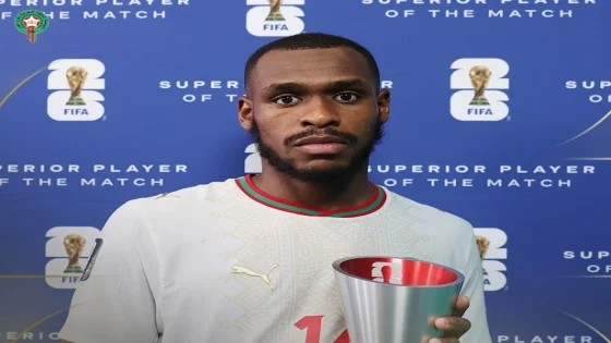 عيسى ديوب ويتوج رجل مباراة المنتخب المغربي وهولندا