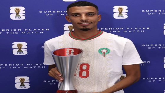 الدين أوناحي يتوج رجلا لمباراة المنتخب المغربي وكندا