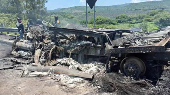 مصرع 10 أشخاص على الأقل في حادث تصادم متعدد غرب المكسيك