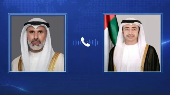 وزيرا خارجية الإمارات والكويت يبحثان مستجدات الأوضاع في المنطقة