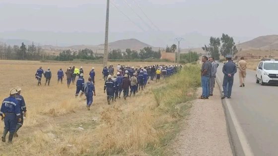 وفاة 3 عمال في انفجار داخل منجم بمريرت ومسيرة احتجاجية باتجاه عمالة خنيفرة