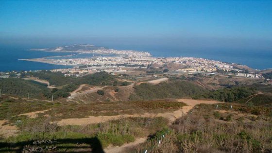صورة أرشيفية لمدينة سبتة من مرتفع مطل عليها