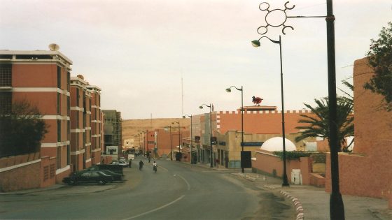 منظر أرشيفي لوسط مدينة العيون