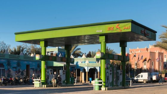 محطة وقود بالمغرب