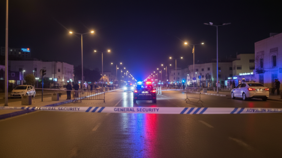 صورة مولدة توضيحية لعملية أمنية في أكادير، وليست توثيقا لواقعة التوقيف